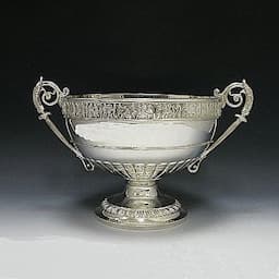 A Victorian two handled punch bowl 1