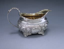 A George III Antique Silver Cream Jug 1