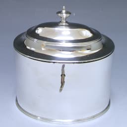 Hallmark Silver Tea Caddy  1