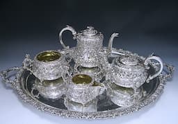 A George IV Four Piece Tea and Coffee Set 1