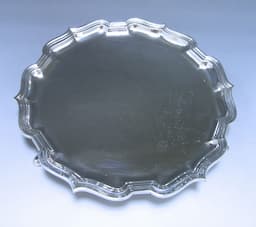 A Sterling Silver Salver 1