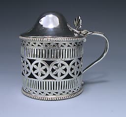 A George III Antique Sterling Silver Mustard 1