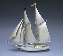 Silver Model of a Ship 1