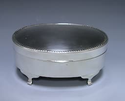 Antique George V English Sterling Silver Jewellery Box 1
