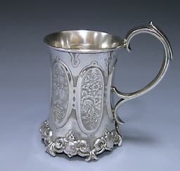 A Victorian Antique Sterling Silver Christening Mug 1