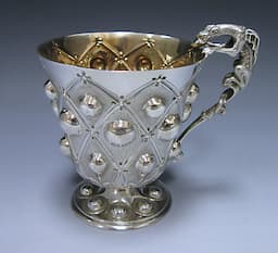A Victorian Antique Sterling Silver Childs Mug 1