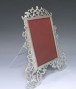 Antique Sterling Silver Photo Frame 1