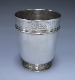 Antique Silver Elizabeth I Beaker 1