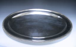 A George  III Sterling Silver Meat Dish  1