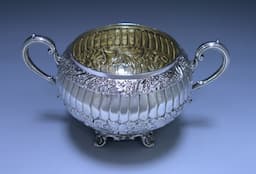 Victorian Antique Sterling Silver Two- handled Bowl  1