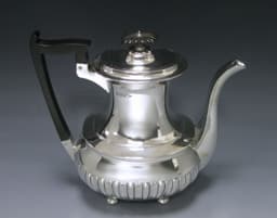 Antique Silver Coffee Pot 1