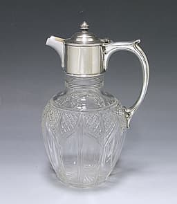 An Edwardian Silver Mounted Claret Jug 1
