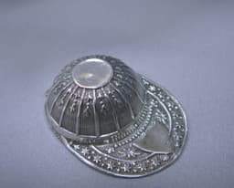 Antique Silver George III Jockey Cap? Caddy Spoon 1