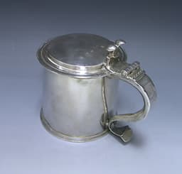 A Charles II Antique Silver Tankard 1