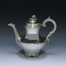 Antique Sterling Silver Coffee Pot 1