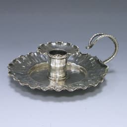 Antique Silver Chamberstick 1