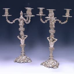 Pair three-light Candelabra 1