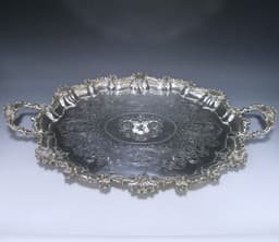 Antique Silver Tray 1