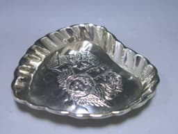 A Victorian Antique Silver Pin Tray 1