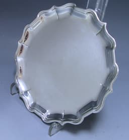 A George II Antique Silver Salver  1
