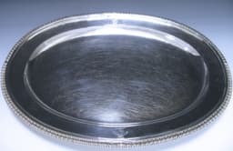 A George III Sterling Silver Meat Dish 1
