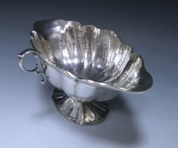 Spanish Sterling Silver Double -Lipped Sauce Boat 1