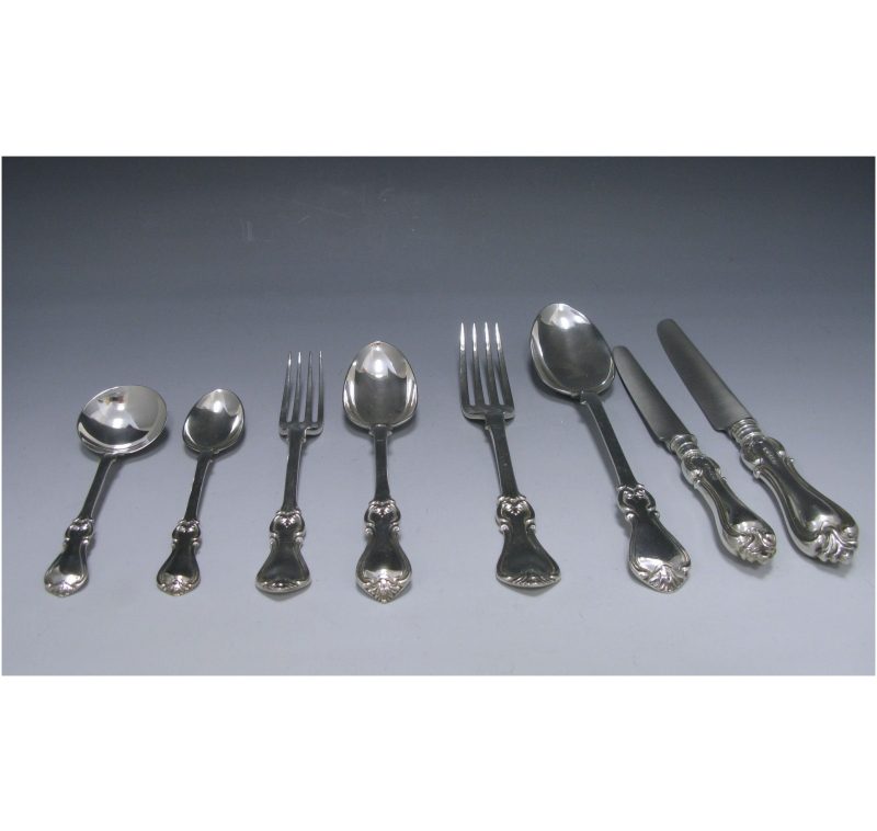 Early Victorian Albert Pattern Cutlery Service