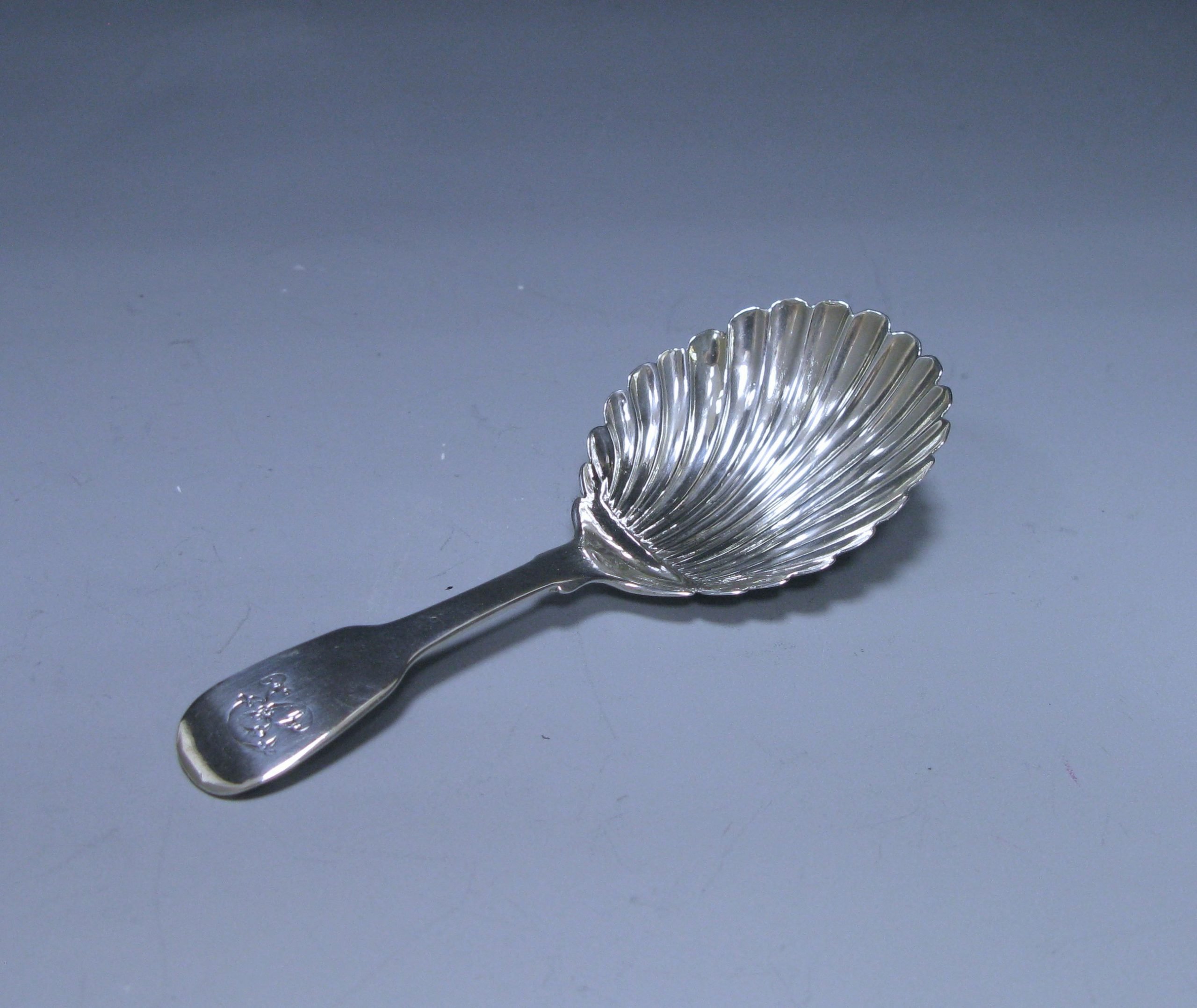 Antique Silver Caddy Spoon 1