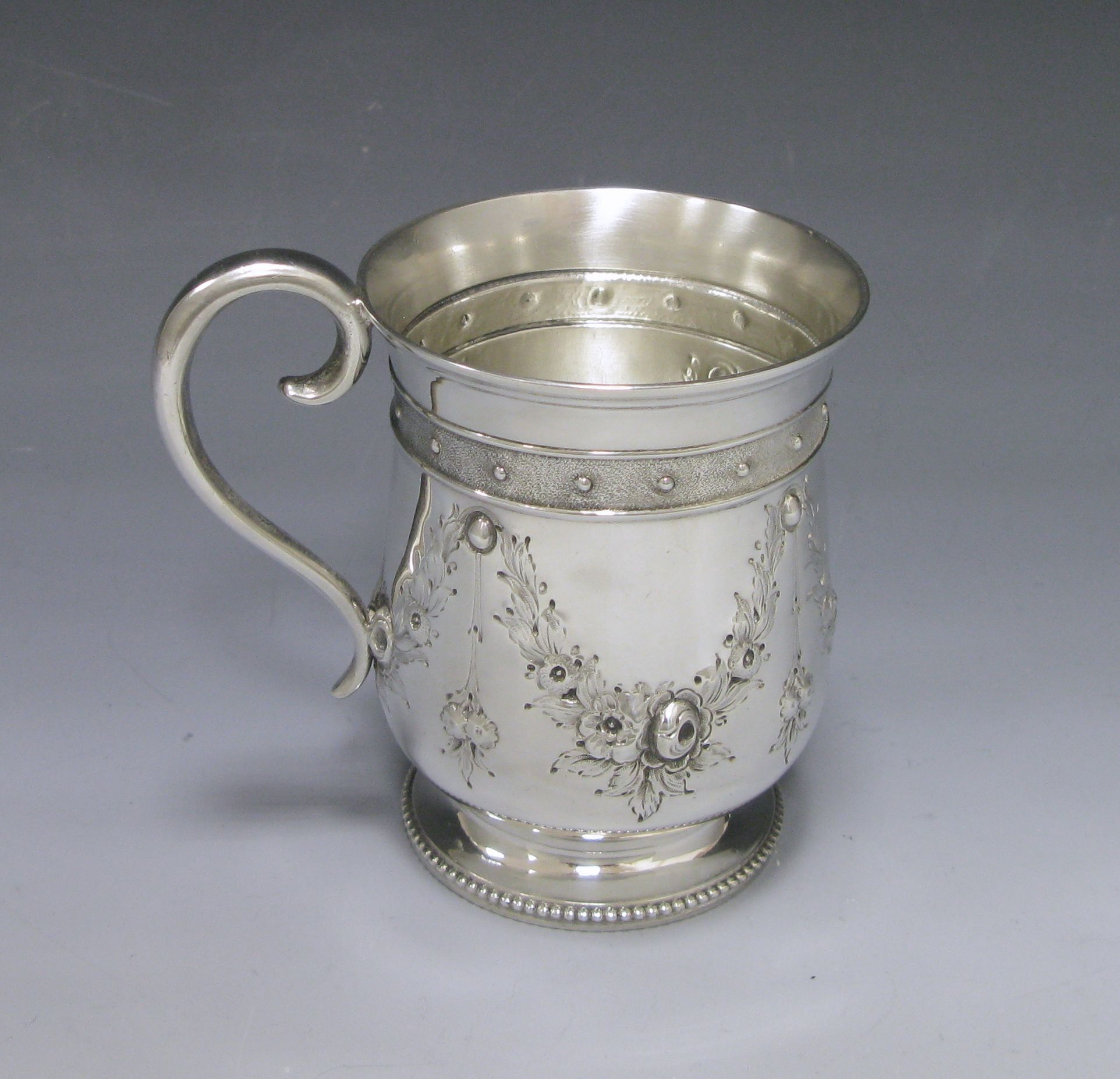 Antique Silver Mug  1