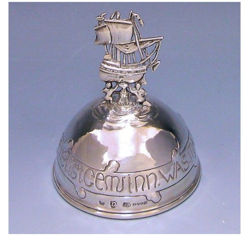 German Silver Table Bell made in 1904