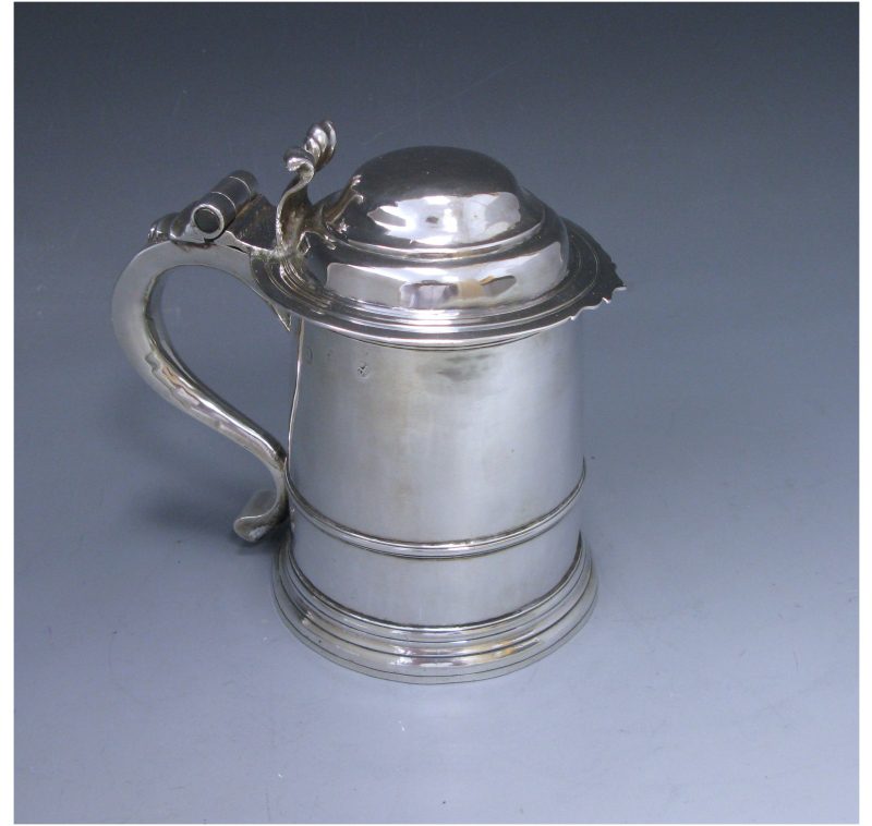 Antique Silver George I Tankard made in 1714