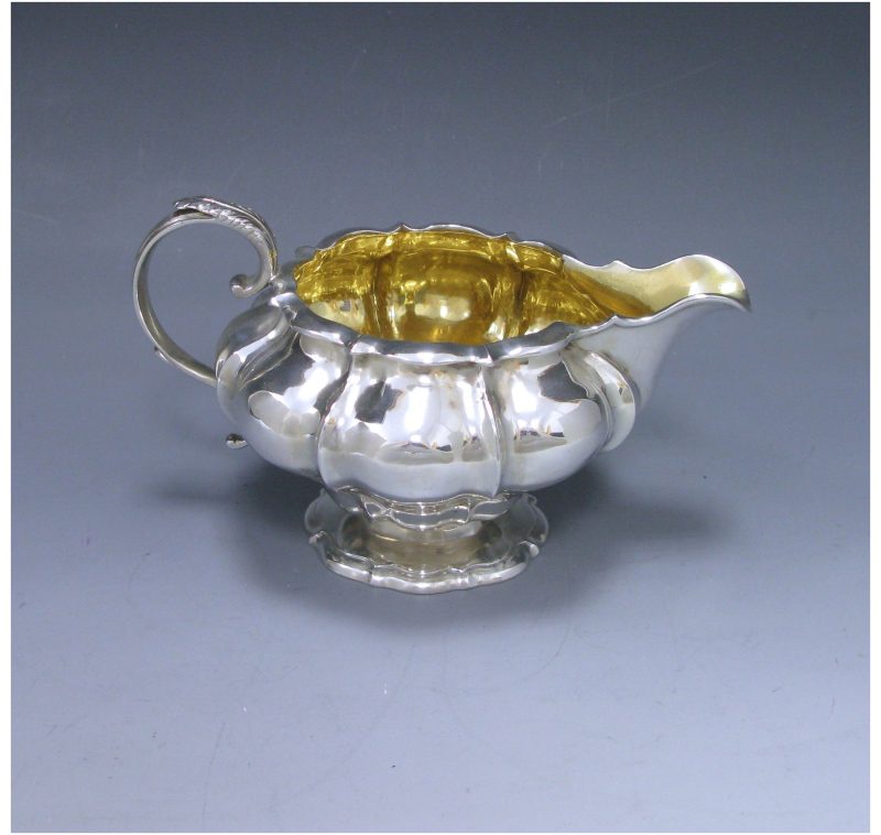 William IV Antique Silver Cream Jug