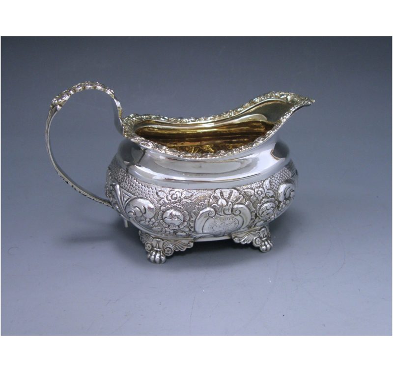 A George III Antique Silver Cream Jug