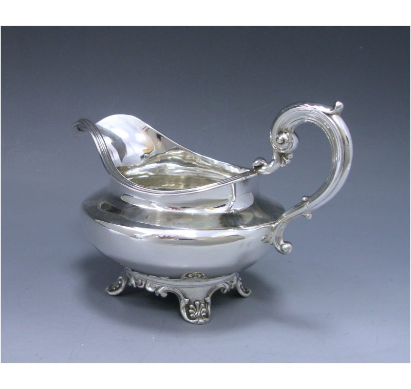 A William IV Antique Silver Cream Jug