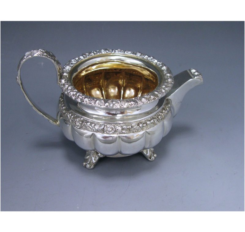 A George IV Antique Silver Cream Jug