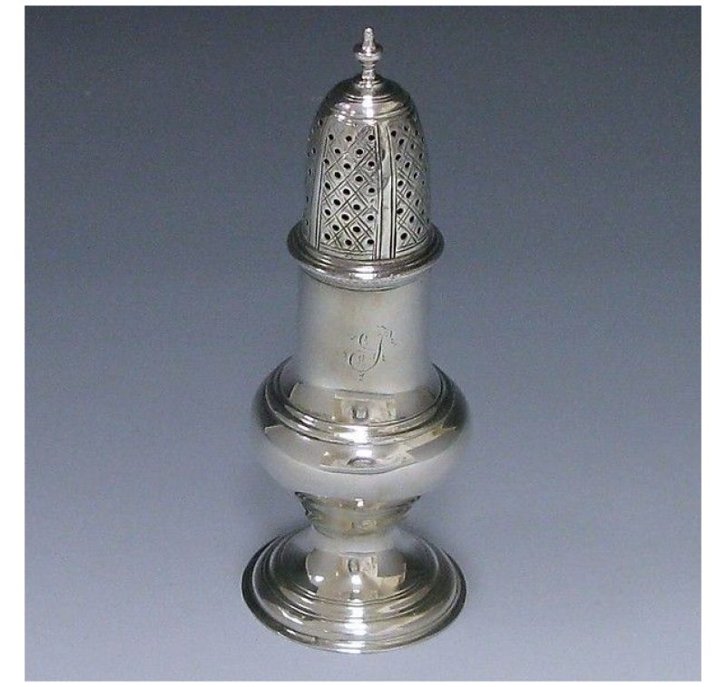 Antique Silver Pepper