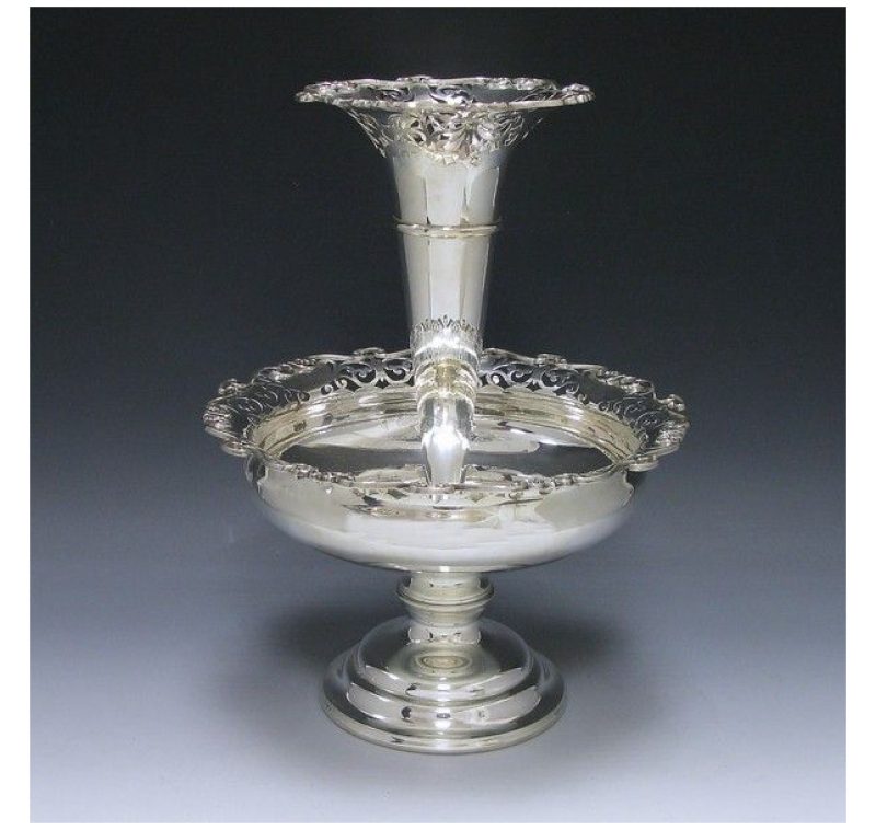 Antique Silver Edward VII Epergne made in 1909