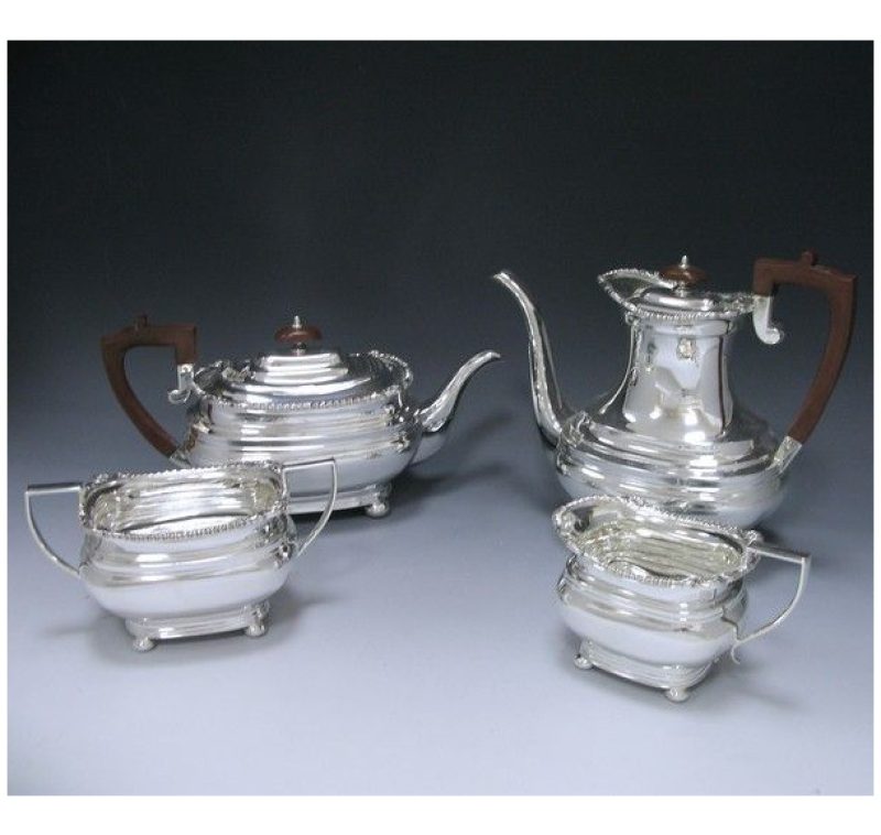 Sterling Silver George VI Tea & Coffee Service made in 1939