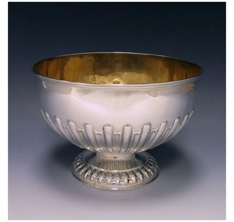 Antique Silver Edwardian Bowl made in 1904