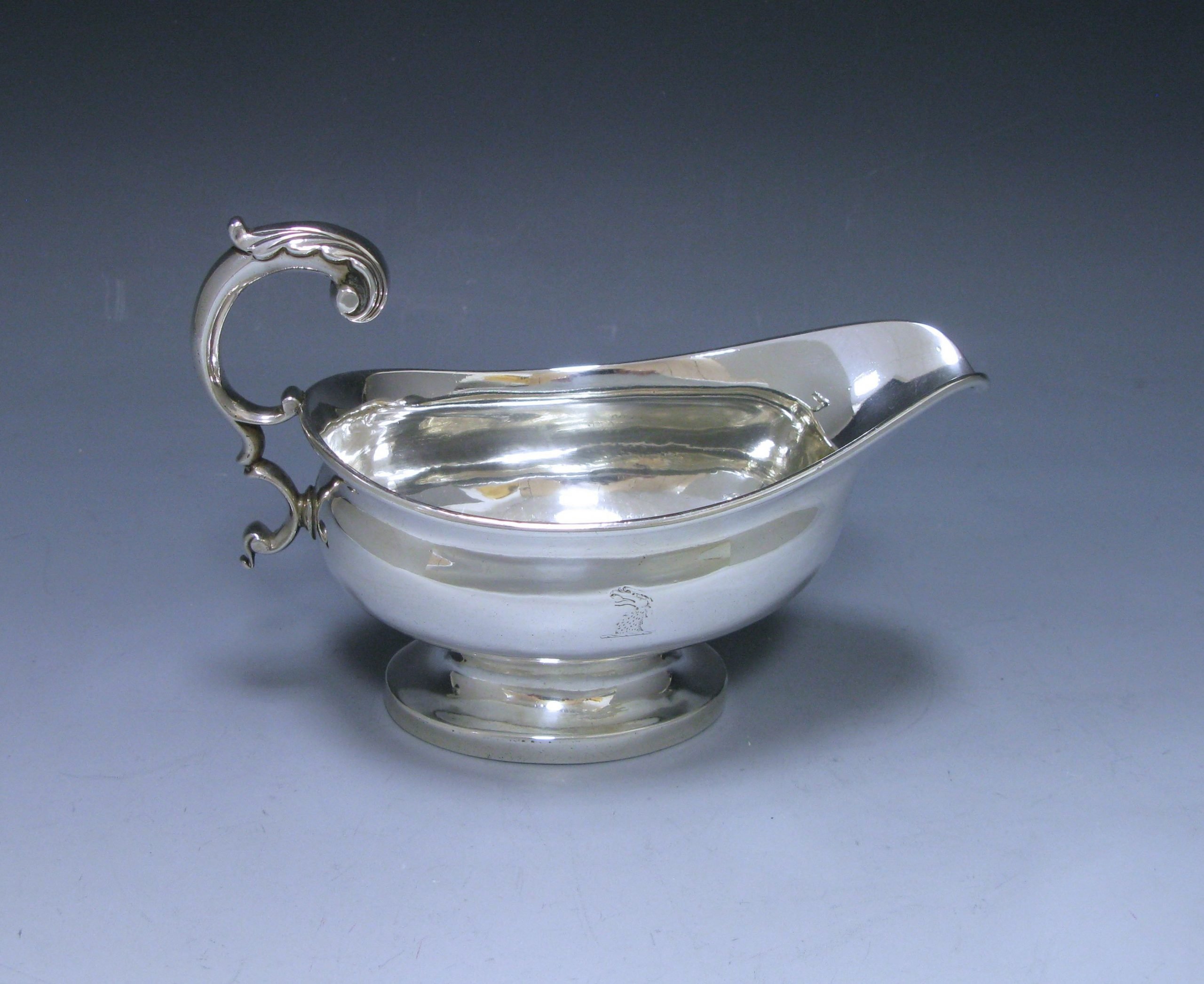 An Antique Silver  George III Sauce Boat 1