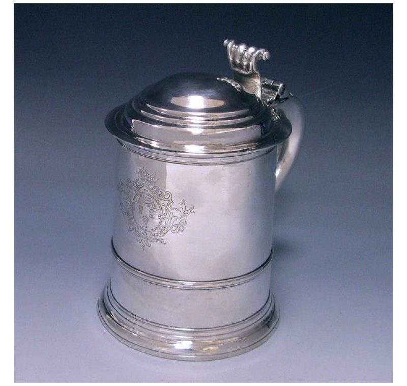 Antique Silver Tankard made in 1723