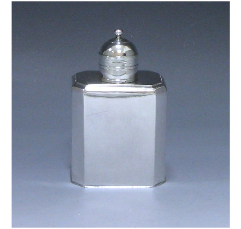 Antique Silver George I Tea Caddy