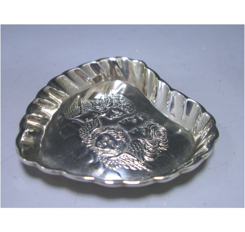 A Victorian Antique Silver Pin Tray