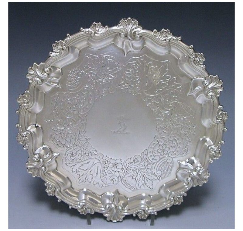 Antique Silver Salver made in 1835