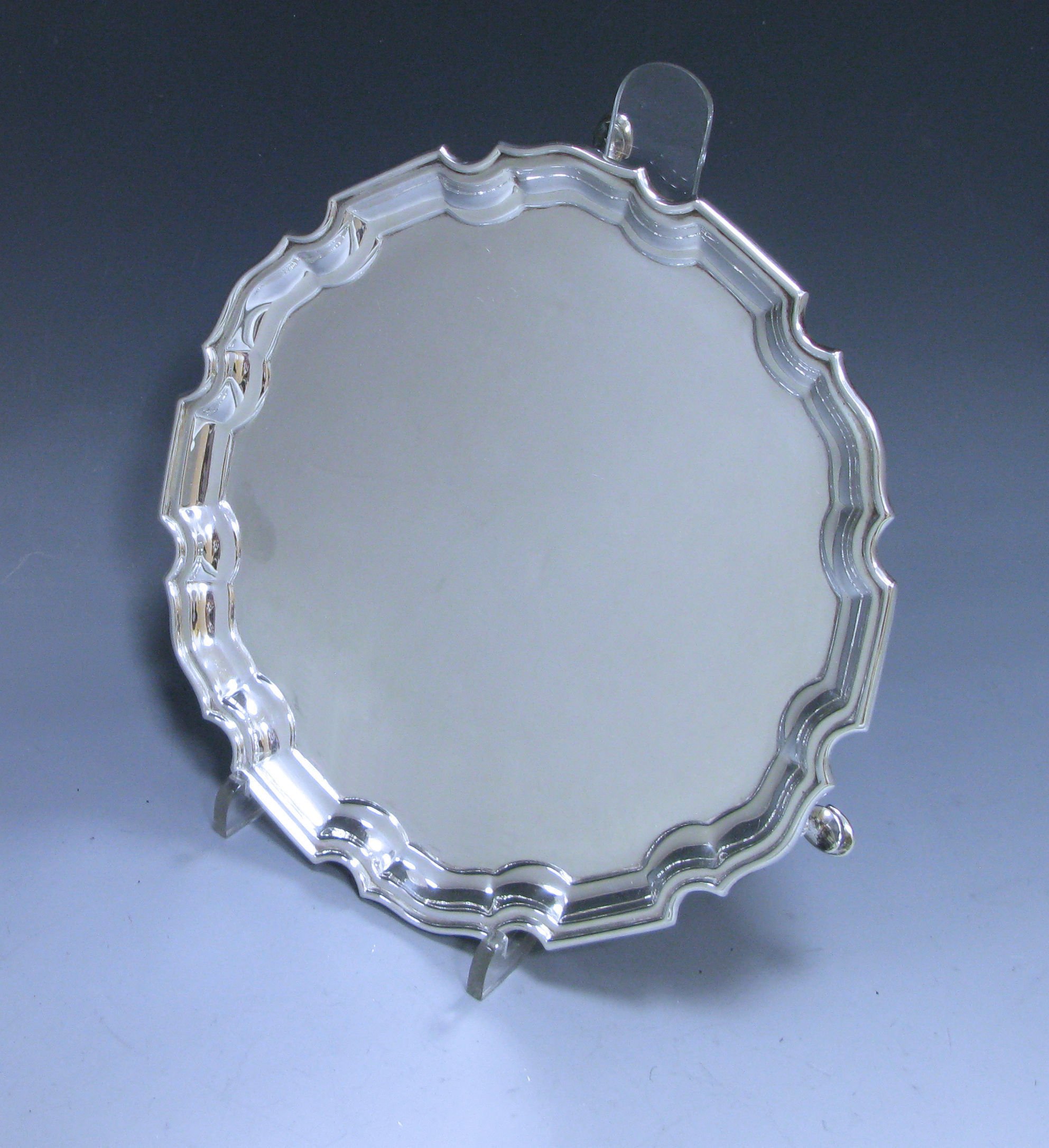 A Sterling Silver Salver 1
