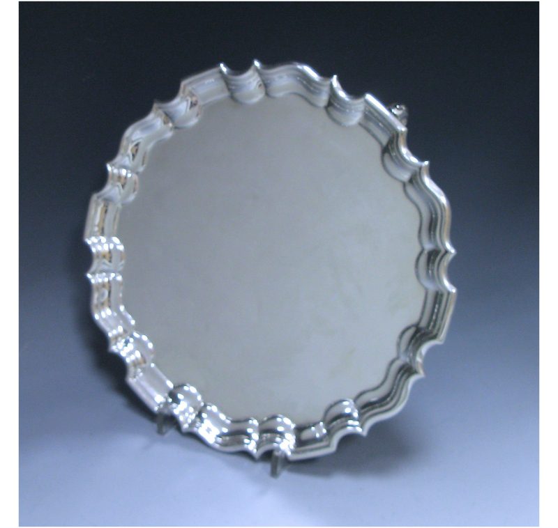 An Edwardian Antique Silver Salver