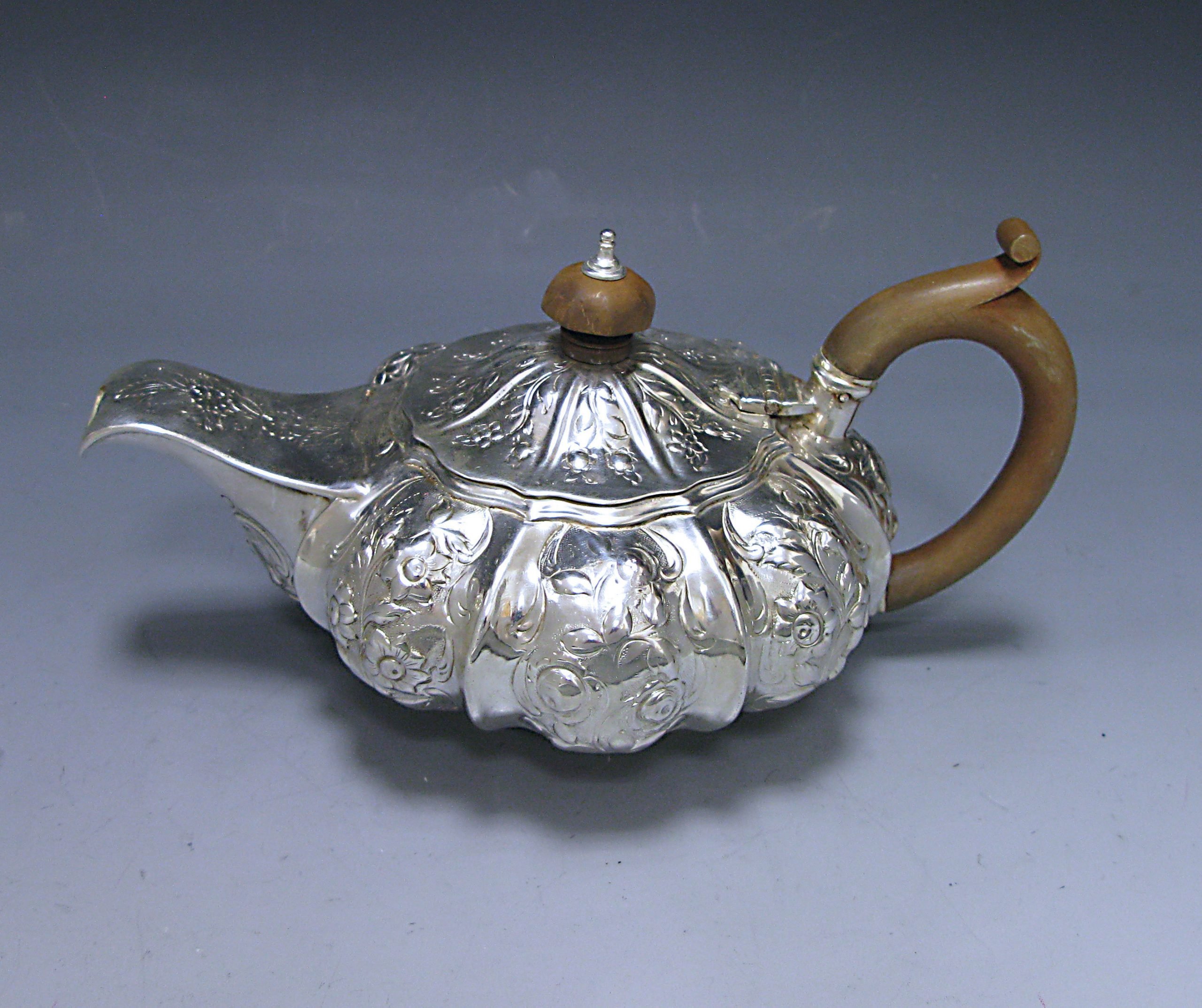 An Antique Silver Tea Pot 1