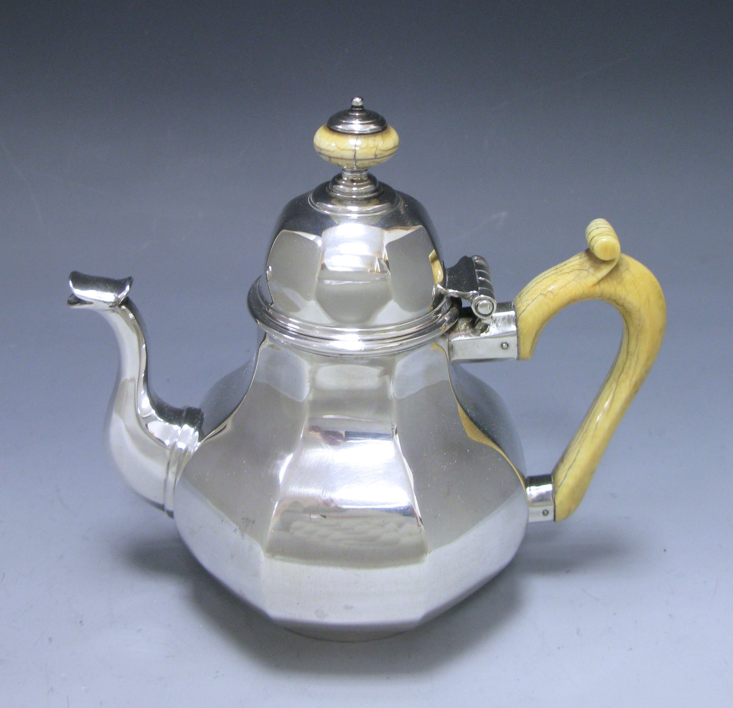 A Sterling Silver Teapot 1