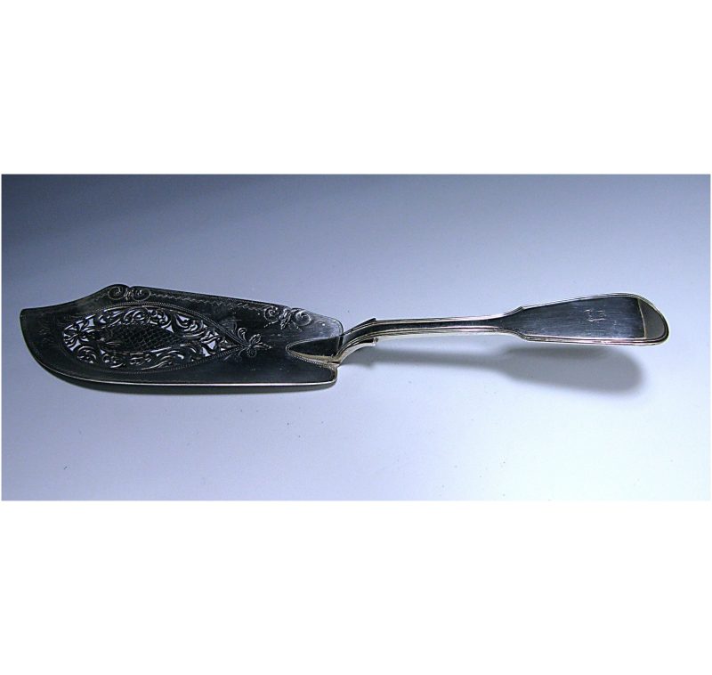 Antique Silver Fish Slice