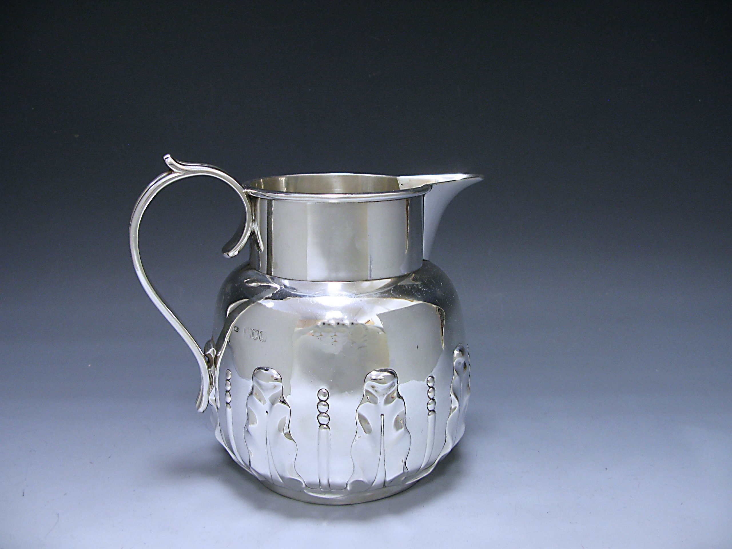 A Victorian Antique Sterling Silver Pitcher – Water Jug 1